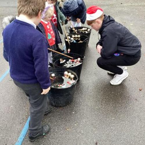 PE Christmas Fair with students from Freman College